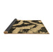 Sideview of Abstract Brown Modern Rug, abs1759brn