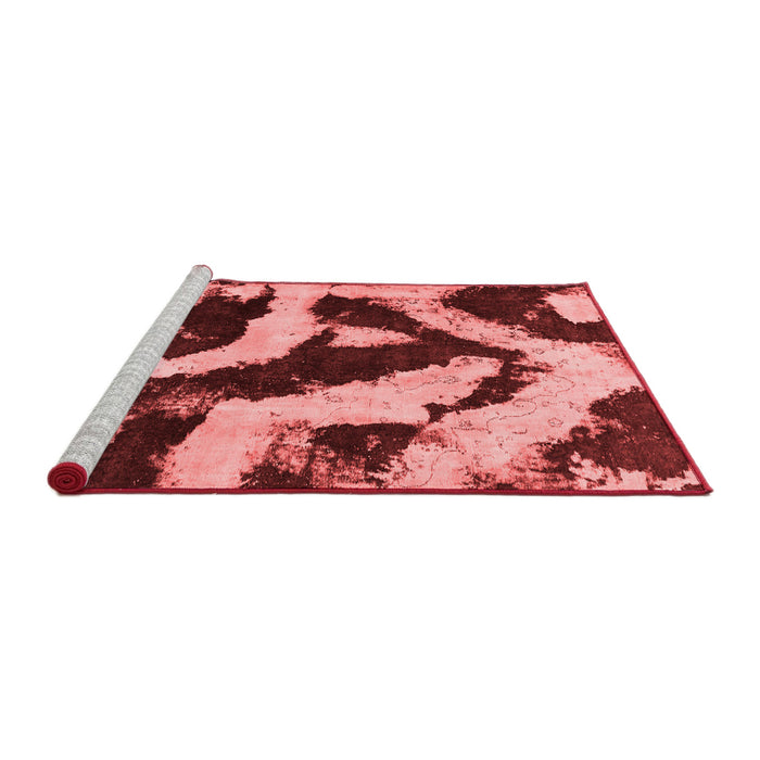 Modern Red Washable Rugs