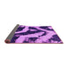 Sideview of Abstract Pink Modern Rug, abs1759pnk