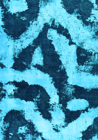 Abstract Light Blue Modern Rug, abs1759lblu