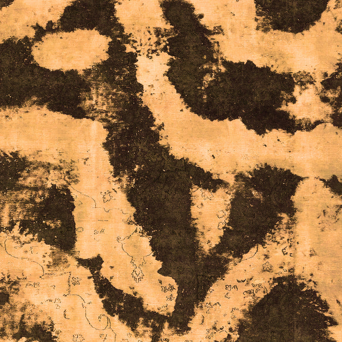 Abstract Orange Modern Rug, abs1759org