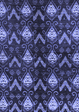 Abstract Blue Modern Rug, abs175blu