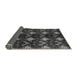 Sideview of Abstract Gray Modern Rug, abs175gry