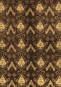 Abstract Brown Modern Rug, abs175brn