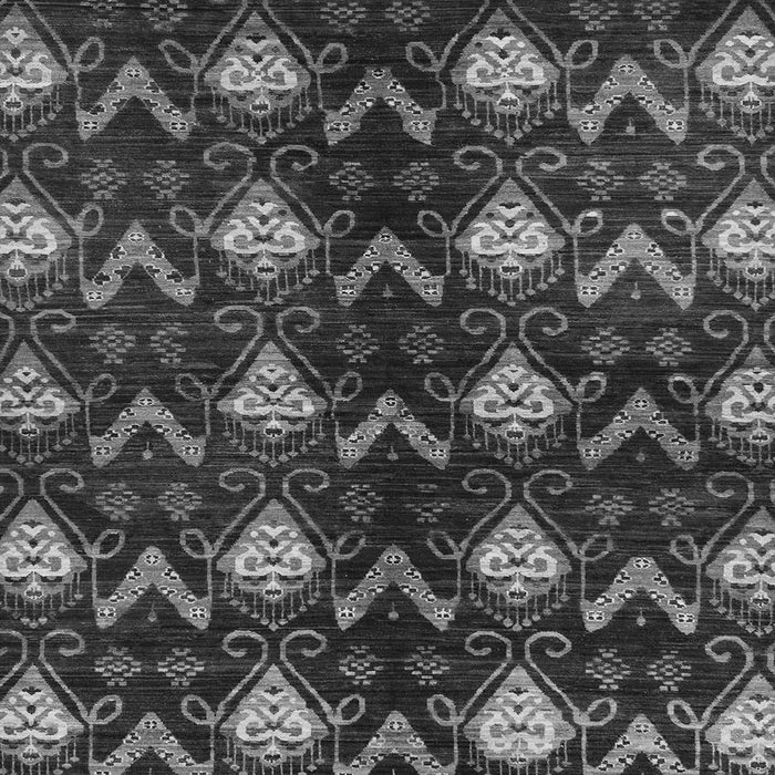 Square Abstract Gray Modern Rug, abs175gry