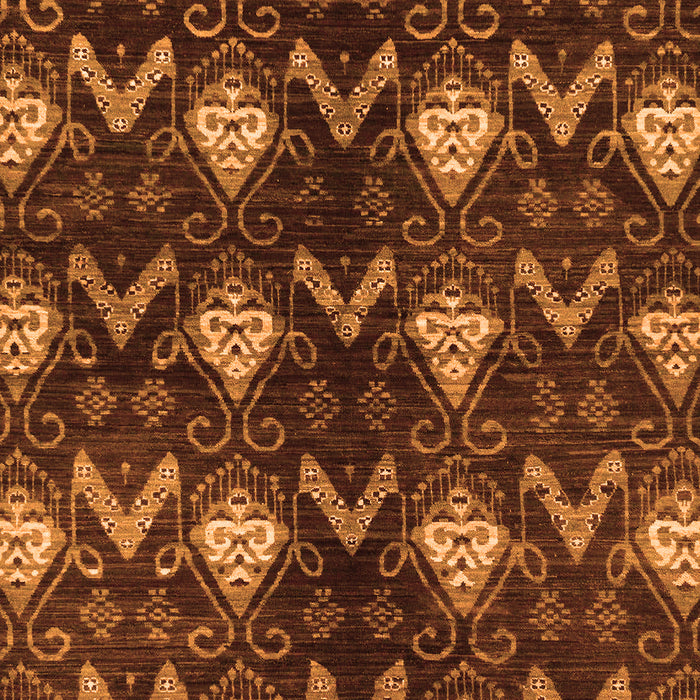 Abstract Orange Modern Rug, abs175org