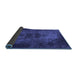 Sideview of Persian Blue Bohemian Rug, abs1760blu