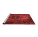 Bohemian Red Washable Rugs