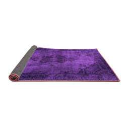 Sideview of Persian Purple Bohemian Rug, abs1760pur