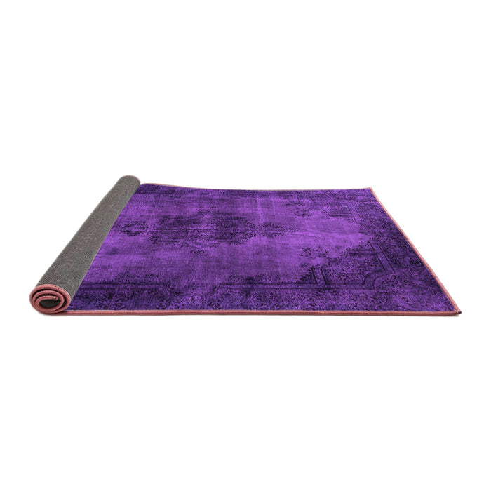 Sideview of Persian Purple Bohemian Rug, abs1760pur