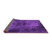 Sideview of Persian Purple Bohemian Rug, abs1760pur