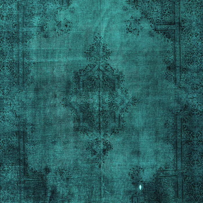 Machine Washable Persian Turquoise Bohemian Area Rugs, wshabs1760turq
