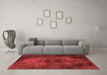 Bohemian Red Washable Rugs