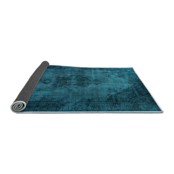 Sideview of Persian Light Blue Bohemian Rug, abs1760lblu