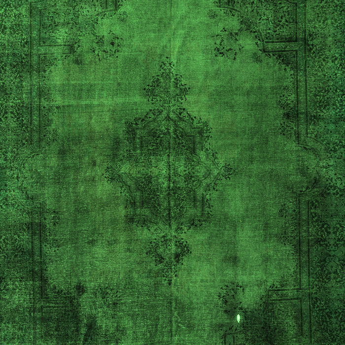 Machine Washable Persian Green Bohemian Area Rugs, wshabs1760grn