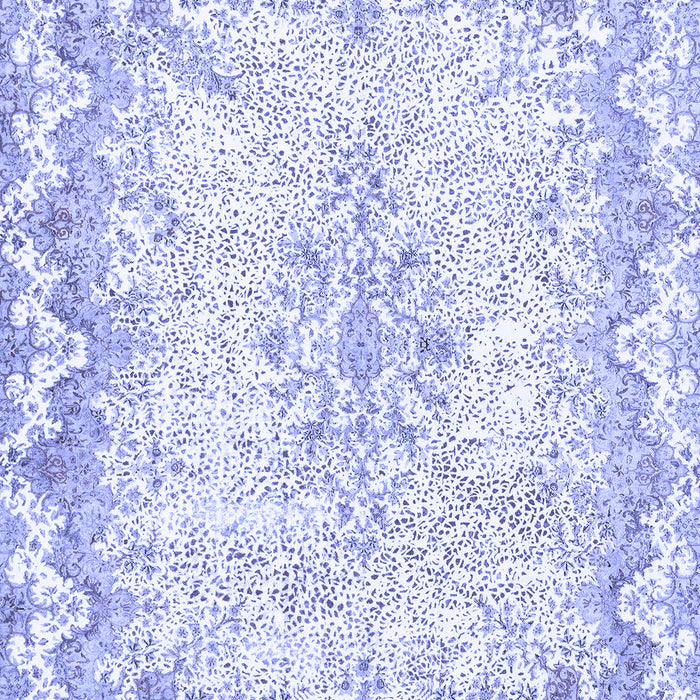 Machine Washable Oriental Blue Traditional Rug, wshabs1761blu