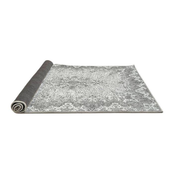 Sideview of Oriental Gray Traditional Rug, abs1761gry