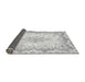 Sideview of Oriental Gray Traditional Rug, abs1761gry