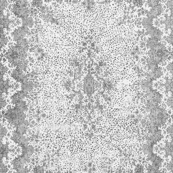 Machine Washable Oriental Gray Traditional Rug, wshabs1761gry