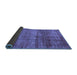 Sideview of Abstract Blue Modern Rug, abs1762blu