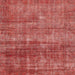 Square Machine Washable Abstract Red Rug, wshabs1762