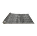 Sideview of Abstract Gray Modern Rug, abs1762gry