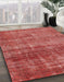 Abstract Red Modern Rug in Family Room, abs1762