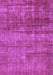 Machine Washable Abstract Purple Modern Area Rugs, wshabs1762pur