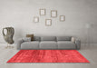 Modern Red Washable Rugs