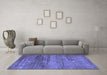 Machine Washable Abstract Blue Modern Rug in a Living Room, wshabs1762blu