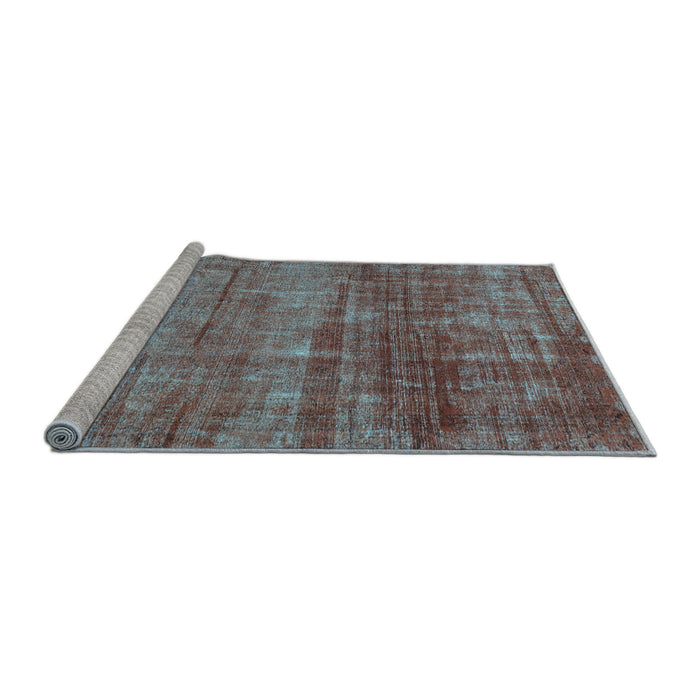 Sideview of Machine Washable Abstract Light Blue Modern Rug, wshabs1762lblu
