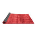 Abstract Red Modern Area Rugs