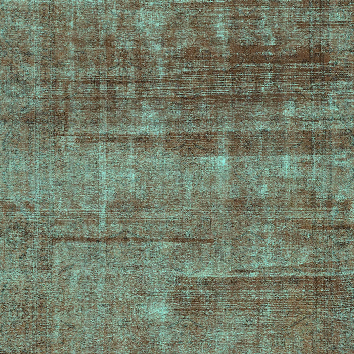 Machine Washable Abstract Turquoise Modern Area Rugs, wshabs1762turq