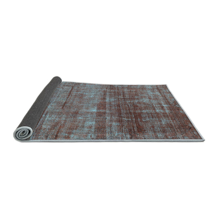Sideview of Abstract Light Blue Modern Rug, abs1762lblu