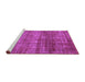 Sideview of Machine Washable Abstract Purple Modern Area Rugs, wshabs1762pur