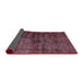 Sideview of Abstract Tulip Pink Modern Rug, abs1763