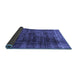 Sideview of Abstract Blue Modern Rug, abs1763blu