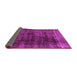 Sideview of Abstract Pink Modern Rug, abs1763pnk