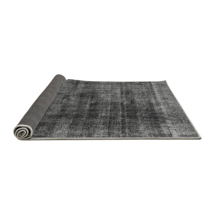 Sideview of Abstract Gray Modern Rug, abs1763gry