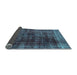 Sideview of Abstract Light Blue Modern Rug, abs1763lblu