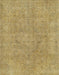 Abstract Metallic Gold Modern Rug, abs1764