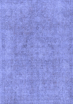 Abstract Blue Modern Rug, abs1764blu
