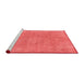 Modern Red Washable Rugs