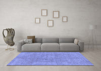 Machine Washable Abstract Blue Modern Rug, wshabs1764blu