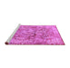 Sideview of Machine Washable Abstract Purple Modern Area Rugs, wshabs1765pur