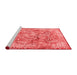 Modern Red Washable Rugs