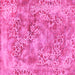 Square Machine Washable Abstract Pink Modern Rug, wshabs1765pnk