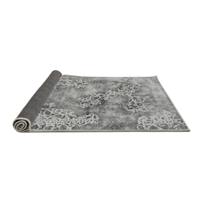 Sideview of Abstract Gray Modern Rug, abs1765gry