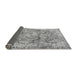 Sideview of Abstract Gray Modern Rug, abs1765gry