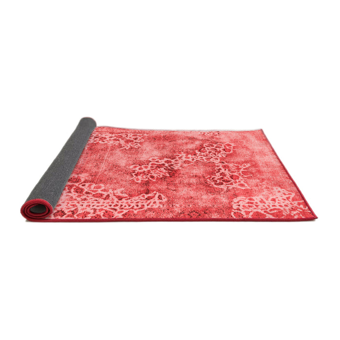 Abstract Red Modern Area Rugs